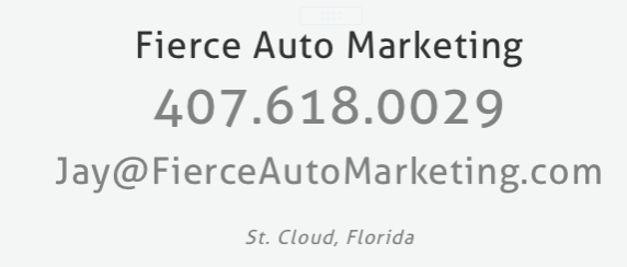 Call Fierce Auto Marketing